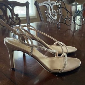 Formal sandals beige size 8 worn once